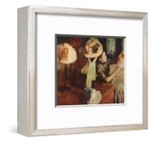 The Millinery Shop-Edgar Degas-Framed Premium Edition