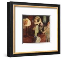 The Millinery Shop-Edgar Degas-Framed Premium Edition