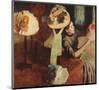 The Millinery Shop-Edgar Degas-Mounted Premium Edition