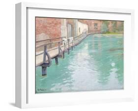 The Mills at Montreuil-Sur-Mer, Normandy, 1891-Fritz Thaulow-Framed Giclee Print