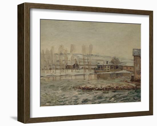 The Mills at Moret, 1890-Alfred Sisley-Framed Giclee Print