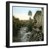 The Mills of Breda, Allevard-Les-Bains (Isère, France), around 1900-Leon, Levy et Fils-Framed Photographic Print