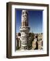 The Minaret of a 15th Century Mosque Rises Above a San'a, Yemen Neighborhood-null-Framed Photographic Print