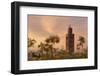 The Minaret of the Koutoubia Mosque at Dawn-Martin Child-Framed Photographic Print