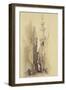 The Minaret of the Mosque of El Rhamree, Cairo, from "Egypt and Nubia", Vol.3-David Roberts-Framed Giclee Print