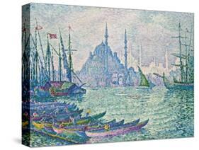 The Minarets at the Golden Horn; La Corne D'Or, Les Minarets, 1907-Paul Signac-Stretched Canvas