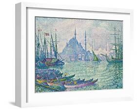 The Minarets at the Golden Horn; La Corne D'Or, Les Minarets, 1907-Paul Signac-Framed Giclee Print