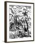 The Miner, 16th Century-Jost Amman-Framed Giclee Print