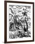 The Miner, 16th Century-Jost Amman-Framed Giclee Print