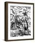 The Miner, 16th Century-Jost Amman-Framed Giclee Print