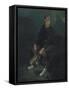 The Miner, 1925-George Luks-Framed Stretched Canvas