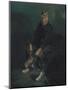 The Miner, 1925-George Luks-Mounted Giclee Print