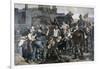 The Miner's Strike in Carmaux, 1892-Alfred Roll-Framed Giclee Print