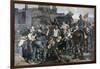 The Miner's Strike in Carmaux, 1892-Alfred Roll-Framed Giclee Print