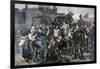 The Miner's Strike in Carmaux, 1892-Alfred Roll-Framed Giclee Print