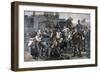 The Miner's Strike in Carmaux, 1892-Alfred Roll-Framed Giclee Print