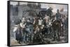 The Miner's Strike in Carmaux, 1892-Alfred Roll-Framed Stretched Canvas