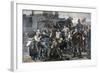 The Miner's Strike in Carmaux, 1892-Alfred Roll-Framed Giclee Print