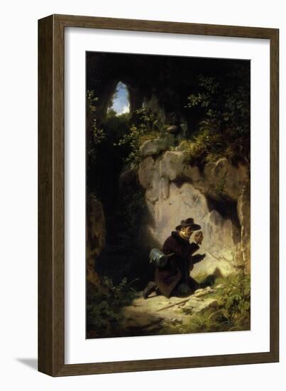 The Mineralogist, about 1860-Carl Spitzweg-Framed Giclee Print