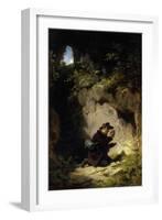 The Mineralogist, about 1860-Carl Spitzweg-Framed Giclee Print