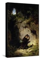 The Mineralogist, about 1860-Carl Spitzweg-Stretched Canvas