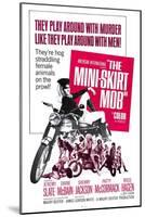 THE MINI-SKIRT MOB, Diane McBain (on motorcycle), 1968-null-Mounted Art Print