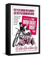 THE MINI-SKIRT MOB, Diane McBain (on motorcycle), 1968-null-Framed Stretched Canvas