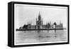 The Miniature Palace on Fiscal Island, Guanabara Bay, Brazil, 1895-null-Framed Stretched Canvas