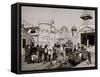 The Miniature Railway, Coney Island, N.Y.-null-Framed Stretched Canvas