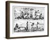 The Mining Business in Four Pictures, 19th Century-Britton & Rey-Framed Giclee Print