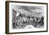 The Mining Village, Illustration from Germinal by Emile Zola-Jules Ferat-Framed Giclee Print