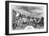 The Mining Village, Illustration from Germinal by Emile Zola-Jules Ferat-Framed Giclee Print