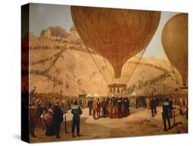 The Minister Gambetta on the Hot-Air Balloon October 7, 1870-Jules Didier-Stretched Canvas