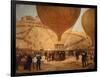 The Minister Gambetta on the Hot-Air Balloon October 7, 1870-Jules Didier-Framed Giclee Print