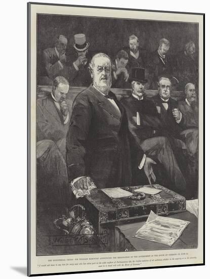 The Ministerial Crisis-Thomas Walter Wilson-Mounted Giclee Print