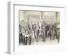 The Ministery of Thun Swearing-In Ceremony (Pencil)-Theodore Zasche-Framed Giclee Print