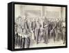 The Ministery of Thun Swearing-In Ceremony (Pencil)-Theodore Zasche-Framed Stretched Canvas