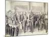 The Ministery of Thun Swearing-In Ceremony (Pencil)-Theodore Zasche-Mounted Giclee Print