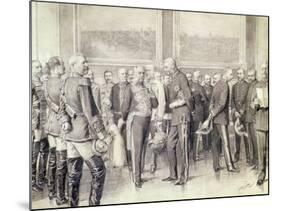 The Ministery of Thun Swearing-In Ceremony (Pencil)-Theodore Zasche-Mounted Giclee Print