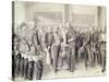 The Ministery of Thun Swearing-In Ceremony (Pencil)-Theodore Zasche-Stretched Canvas