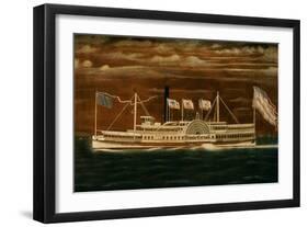 The "Minnie Cornell", 1879-James Bard-Framed Giclee Print