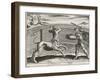 The Minotaur, Half Man Half Bull, is Here Depicted as Bull up to the Waist Man Above the Waist-I. Matheus-Framed Art Print