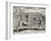 The Minotaur, Half Man Half Bull, is Here Depicted as Bull up to the Waist Man Above the Waist-I. Matheus-Framed Art Print