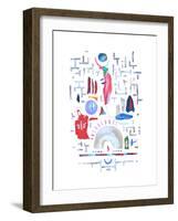 The Minotaur's Labyrinth-Trystan Bates-Framed Premium Giclee Print