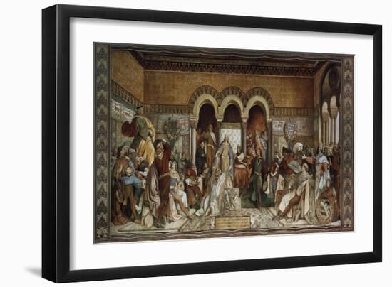 The Minstrel Contest at Wartburg Castle, 1855-Moritz Von Schwind-Framed Giclee Print