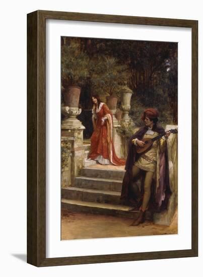 The Minstrel's Lay-George Sheridan Knowles-Framed Giclee Print