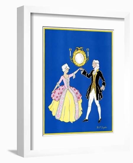 "The Minuet,"February 1, 1932-W. P. Snyder-Framed Giclee Print