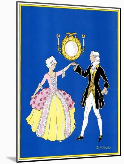 "The Minuet,"February 1, 1932-W. P. Snyder-Mounted Giclee Print
