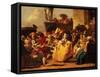 The Minuet or Carnival Scene-Giandomenico Tiepolo-Framed Stretched Canvas