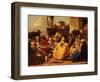 The Minuet or Carnival Scene-Giandomenico Tiepolo-Framed Premium Giclee Print